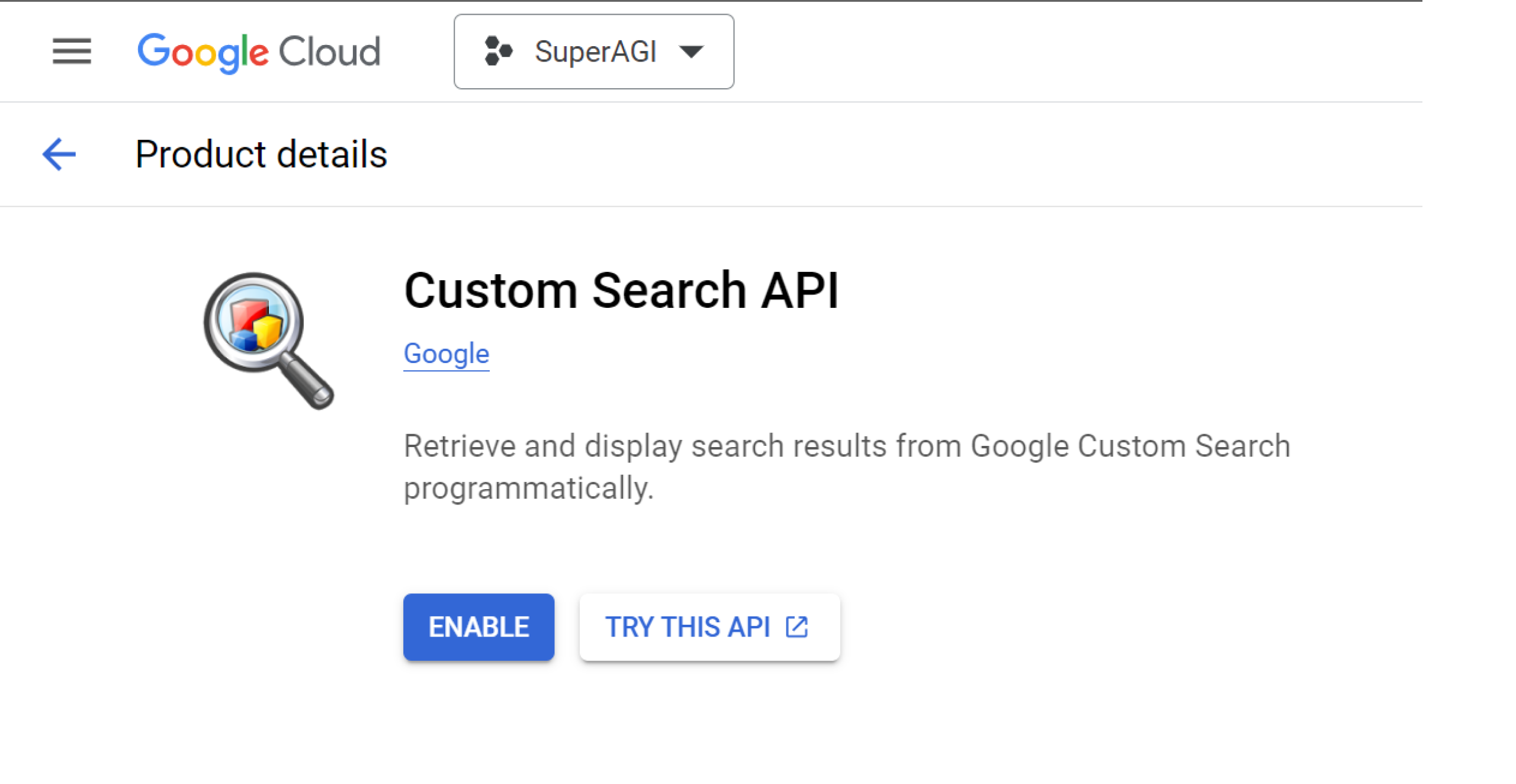 Try API